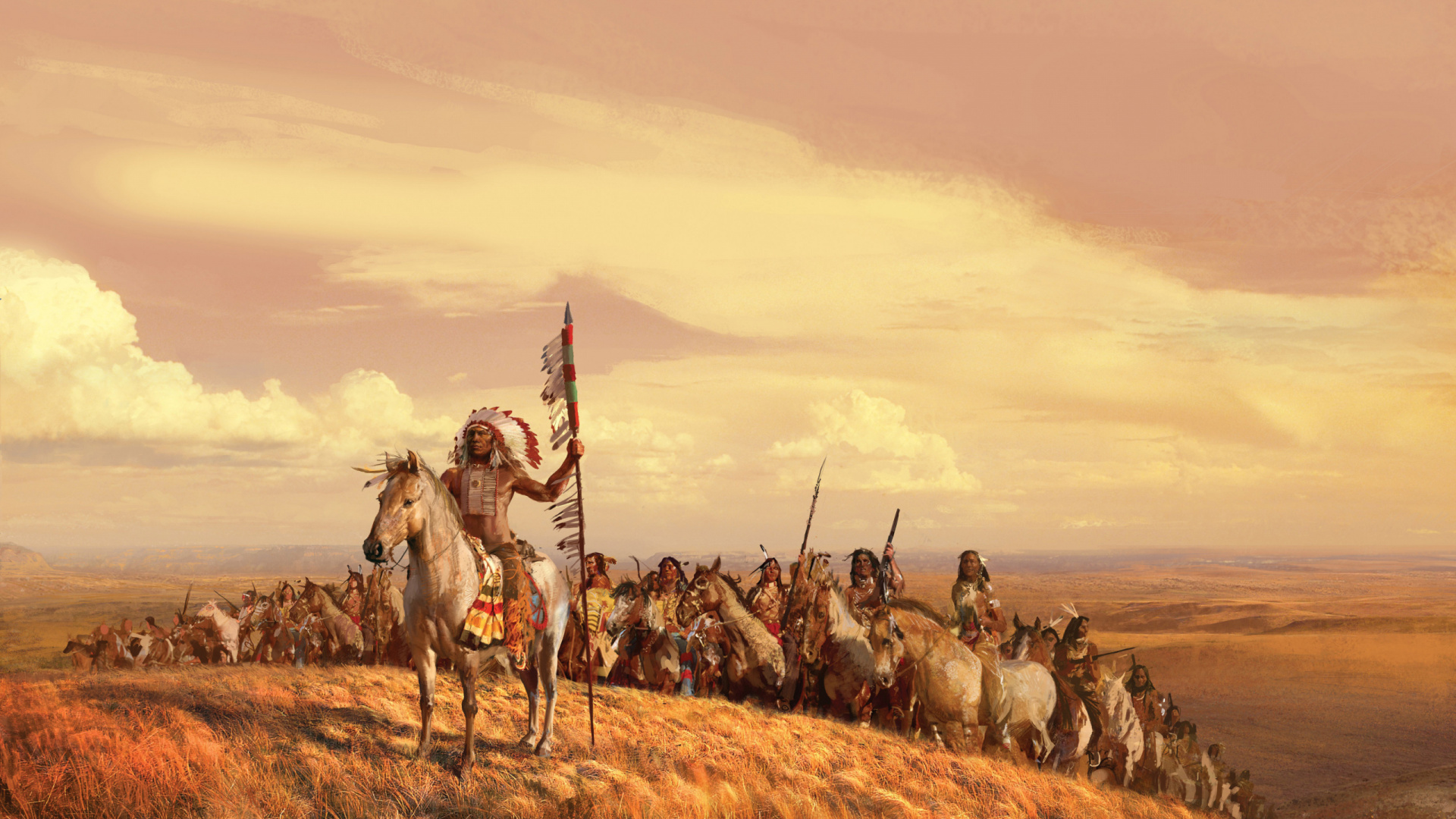 Обои возраст империй 3 вождя, эра империй iii вождя, эпоха империй, цивилизация iv колонизация, Империя Тотальная Война в разрешении 1920x1080