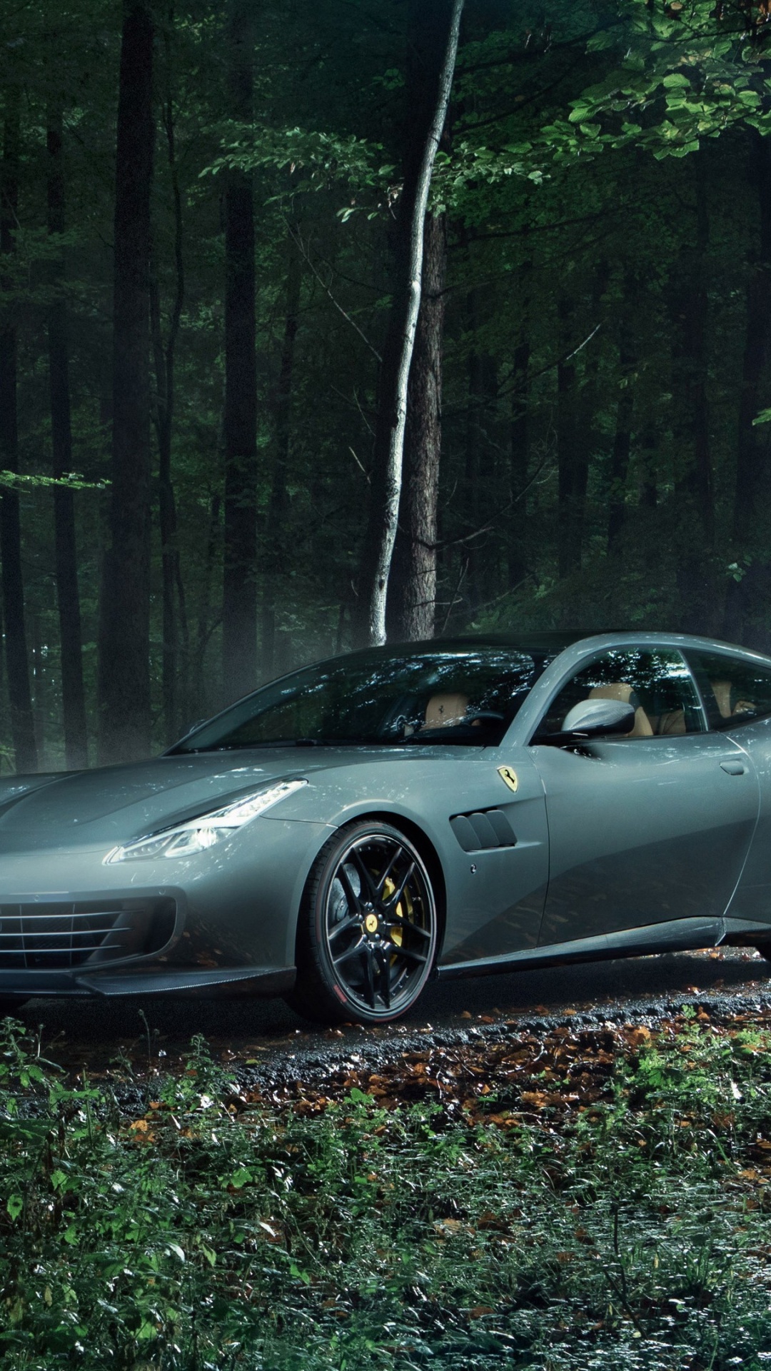 Обои Ferrari gtc4lusso 2017 года, Ferrari gtc4lusso 2018 года, легковые автомобили, Ferrari, группы novitec в разрешении 1080x1920