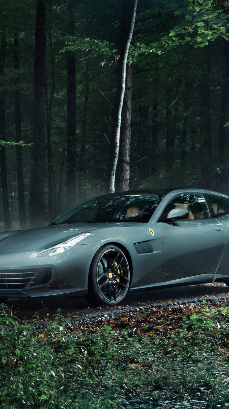 Обои Ferrari gtc4lusso 2017 года, Ferrari gtc4lusso 2018 года, легковые автомобили, Ferrari, группы novitec в разрешении 750x1334