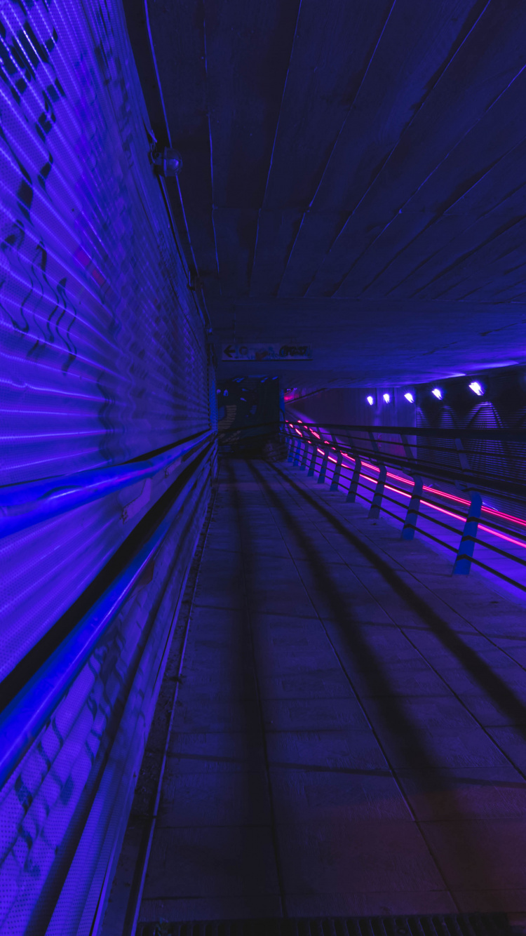 Обои синий, Фиолетовый, пурпур, свет, электрик в разрешении 750x1334