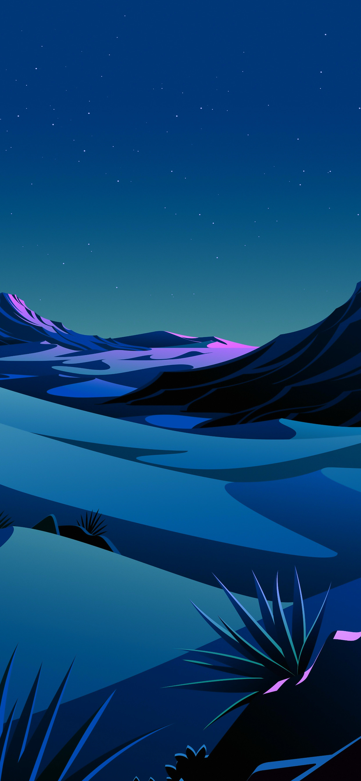 Обои Эпл, iOS 16, природа, природный ландшафт, склон в разрешении 1242x2688