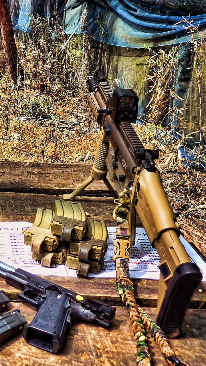 Обои карабин M4, орудие, эйрсофт, Страйкбольное оружие, отдых в разрешении 720x1280