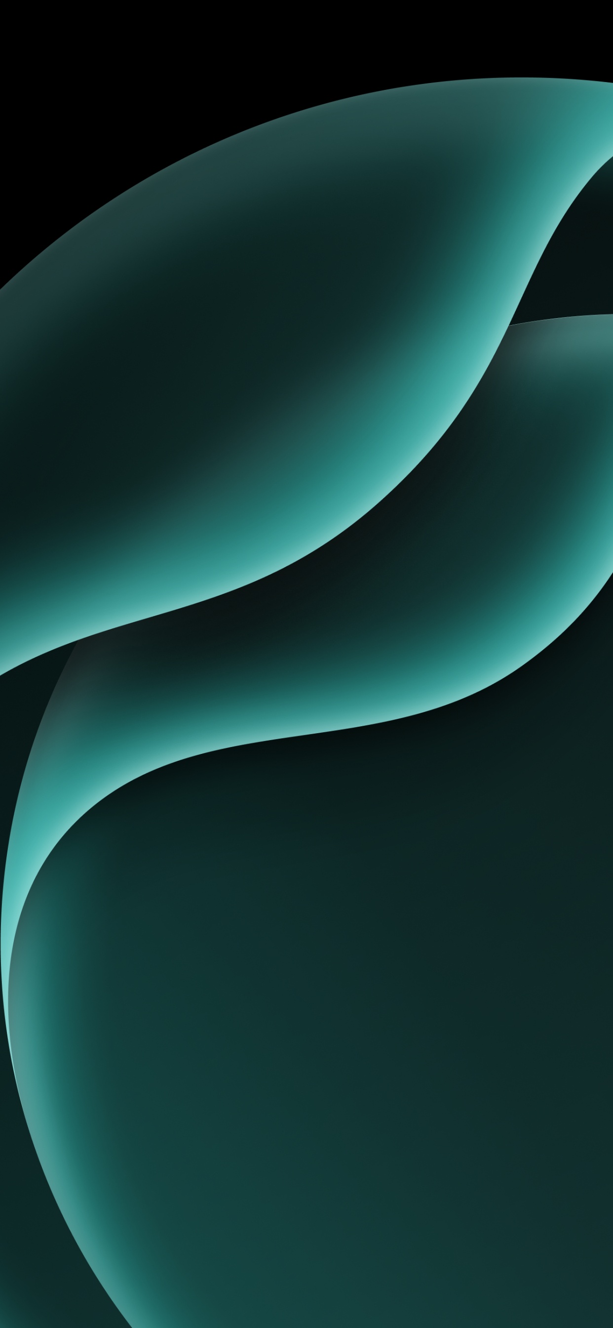 Обои атмосфера, белые, лазурный, Аква, арт в разрешении 1242x2688