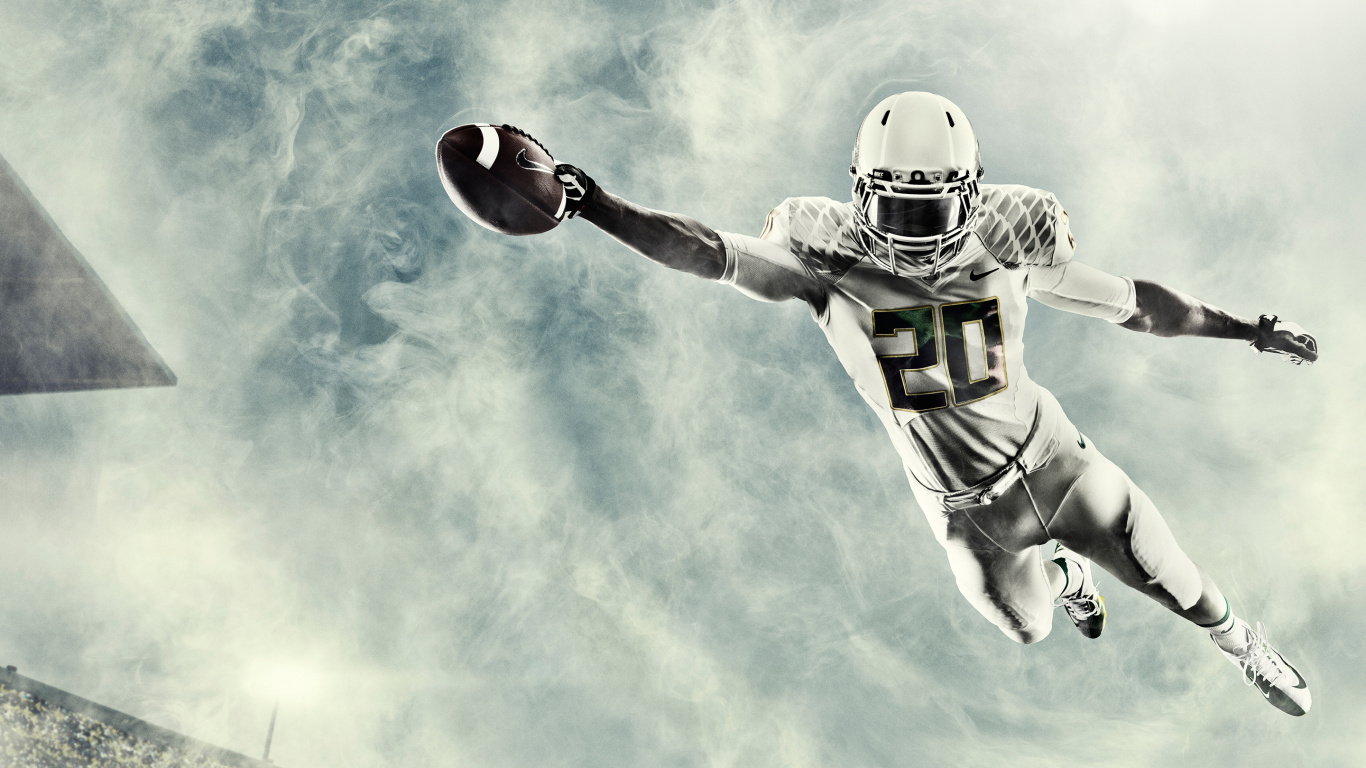 Обои американский футбол, экстремальный вид спорта, каскадер, Лига, регби в разрешении 1366x768