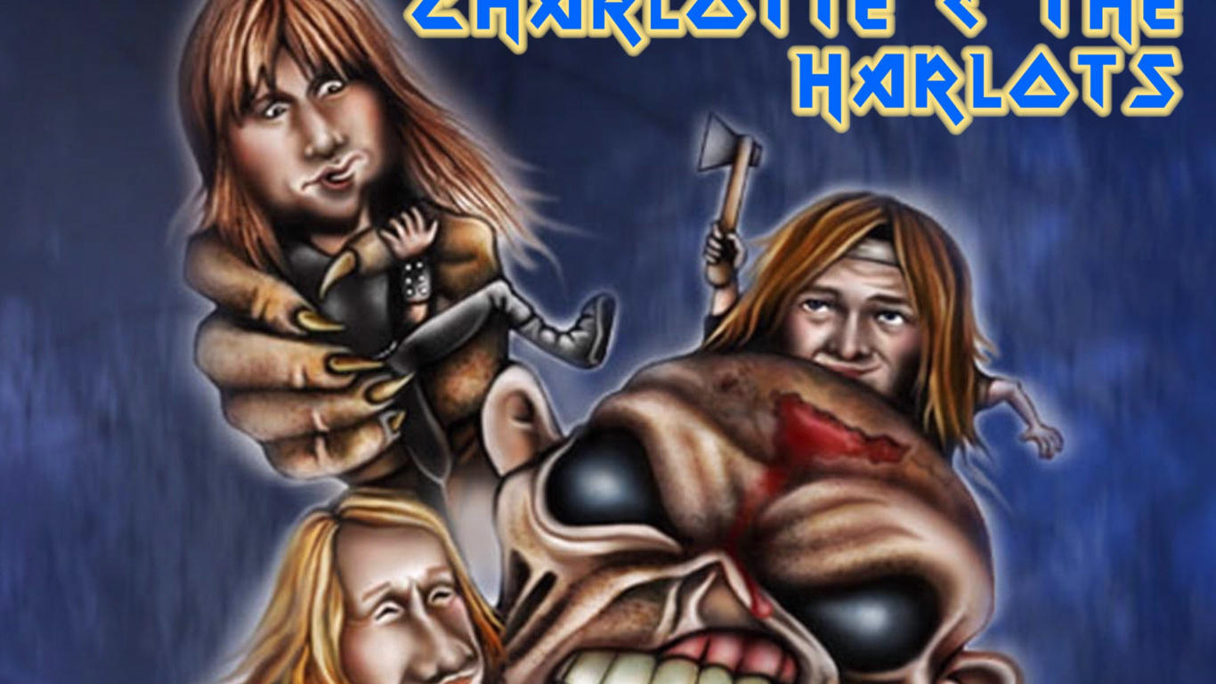 Обои iron maiden, тяжелый металл, фикция, герой, иллюстрация в разрешении 1366x768