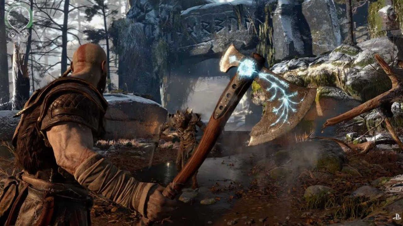 Обои god of war, god of war 3, кратос, playstation 4, компьютерная игра в разрешении 1280x720