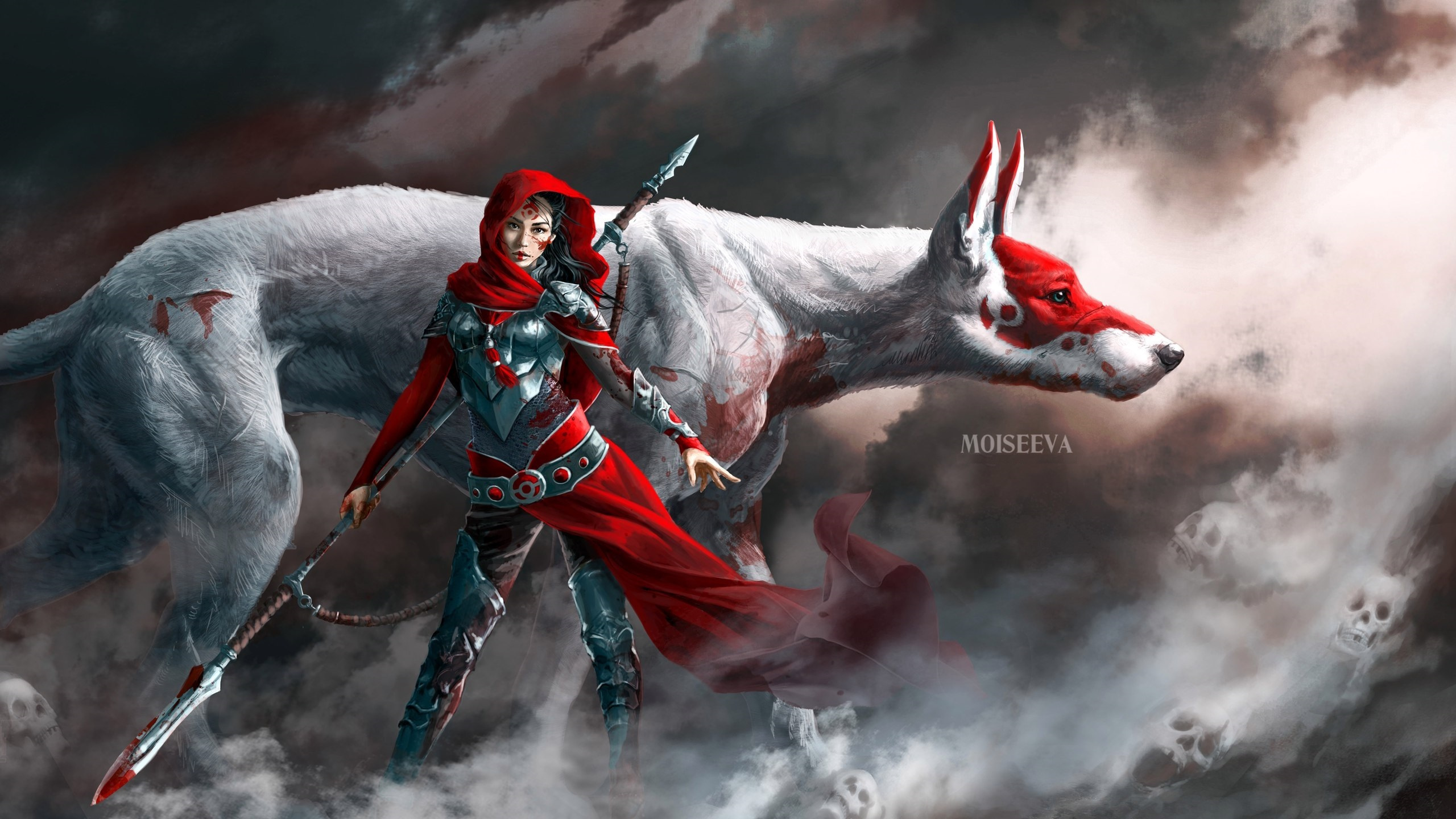 Обои фэнтези, экстремальный вид спорта, Научная фантастика, спекулятивная фантастика, животное в разрешении 2560x1440