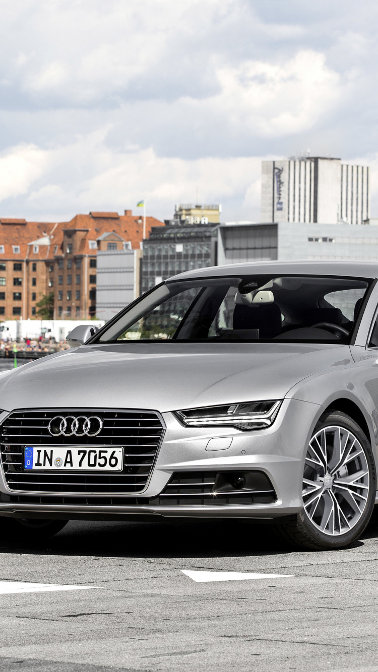 Обои 2017 Ауди А7, авто, audi, представительский автомобиль, Ауди А4 в разрешении 750x1334