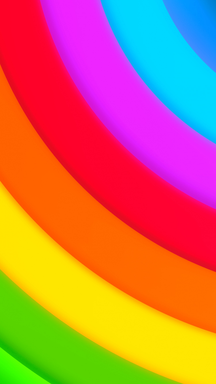 Обои Оранжевый цвет, красочность, розовый, материальное свойство, пурпурный цвет в разрешении 750x1334