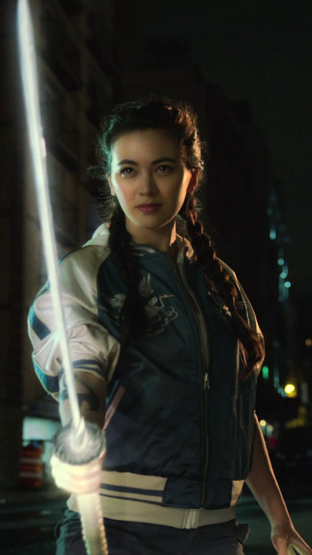 Обои Джессика Henwick, Коллин Крыло, железный кулак, Уорд Митчема, Мисти Найт в разрешении 1080x1920