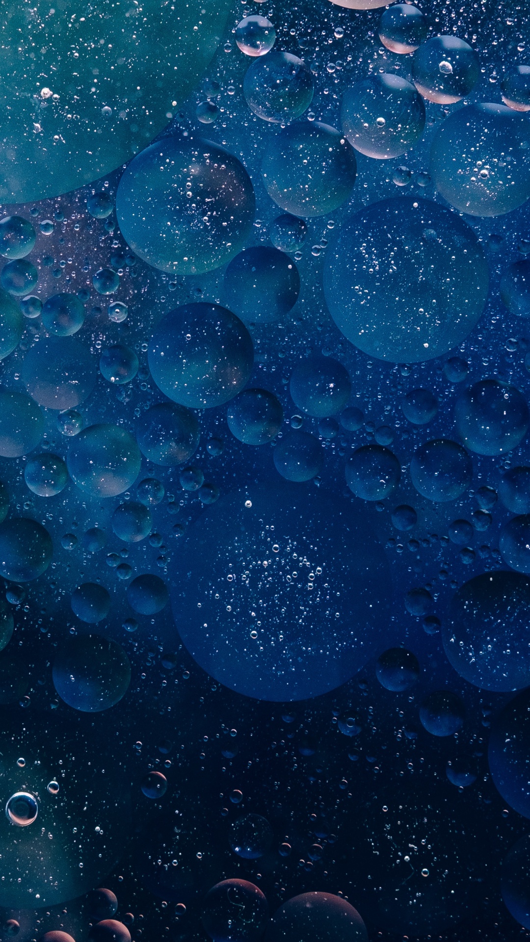 Обои арт, синий, вода, лазурный, падение в разрешении 1080x1920