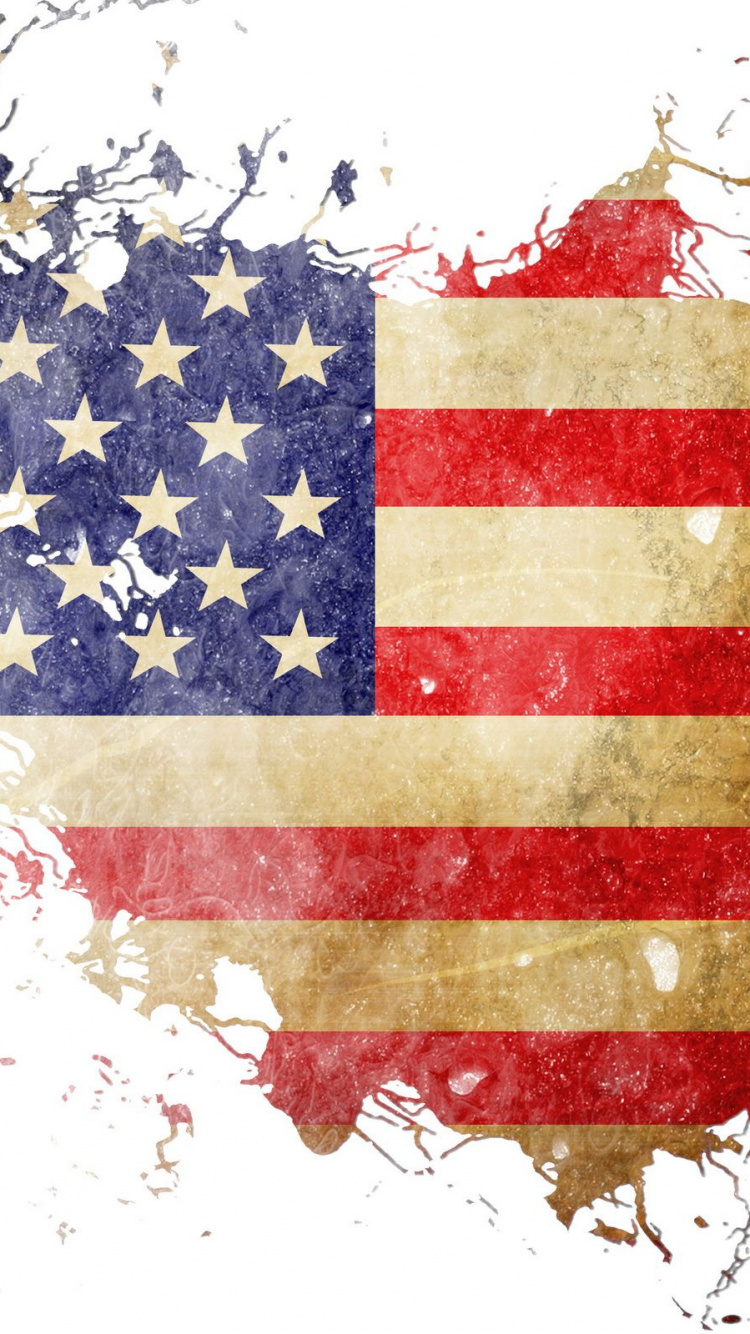 Обои карта, флаг, флаг Соединенных Штатов, карту США, карта мира в разрешении 750x1334