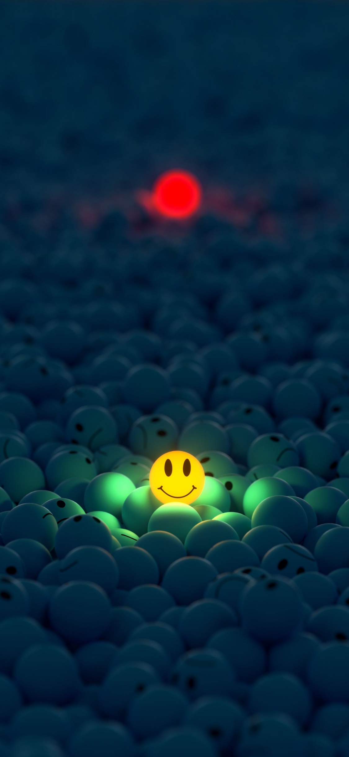 Обои вода, красочность, растение, природа, лазурный в разрешении 1125x2436