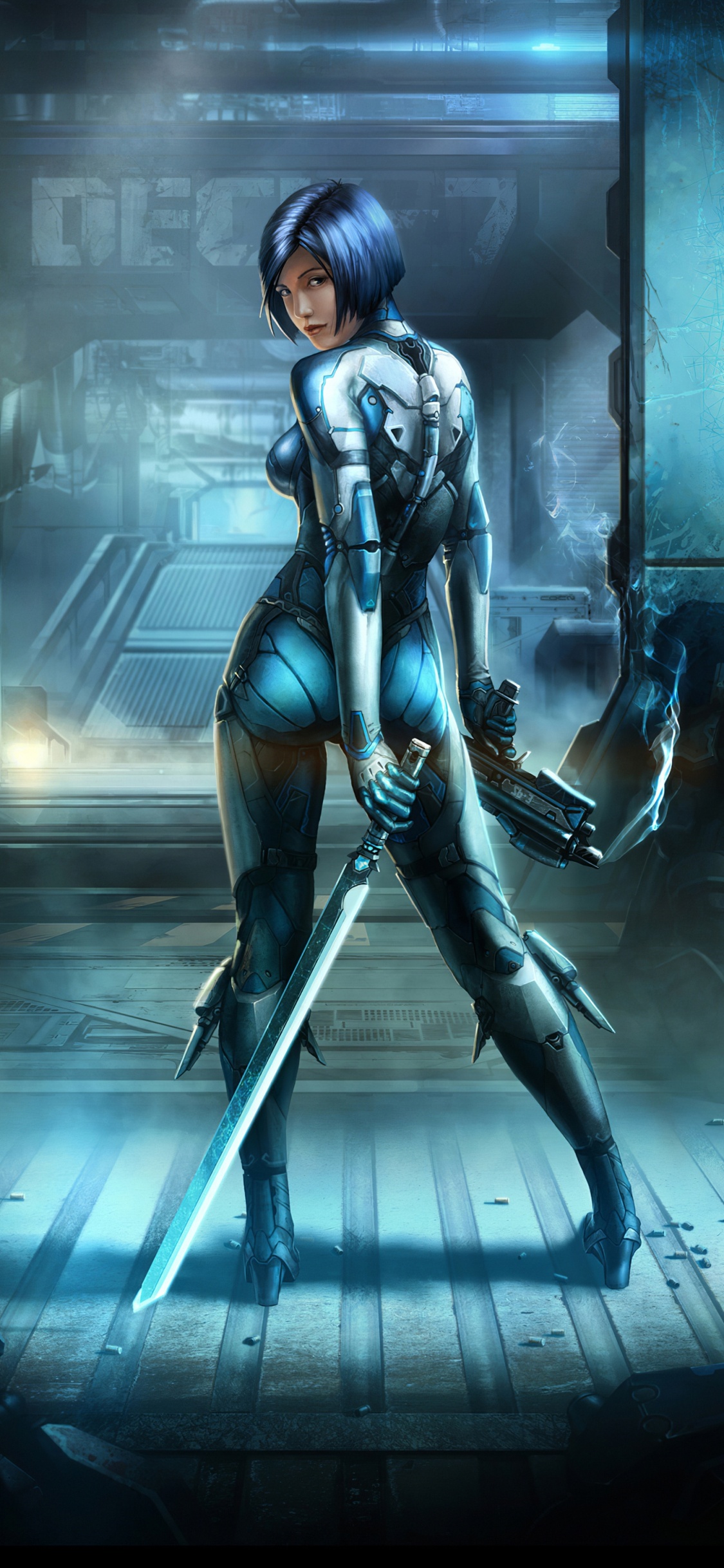 Обои киборг киберпанк девушка, Киберпанк 2077, Киберпанк, киборг, арт в разрешении 1125x2436