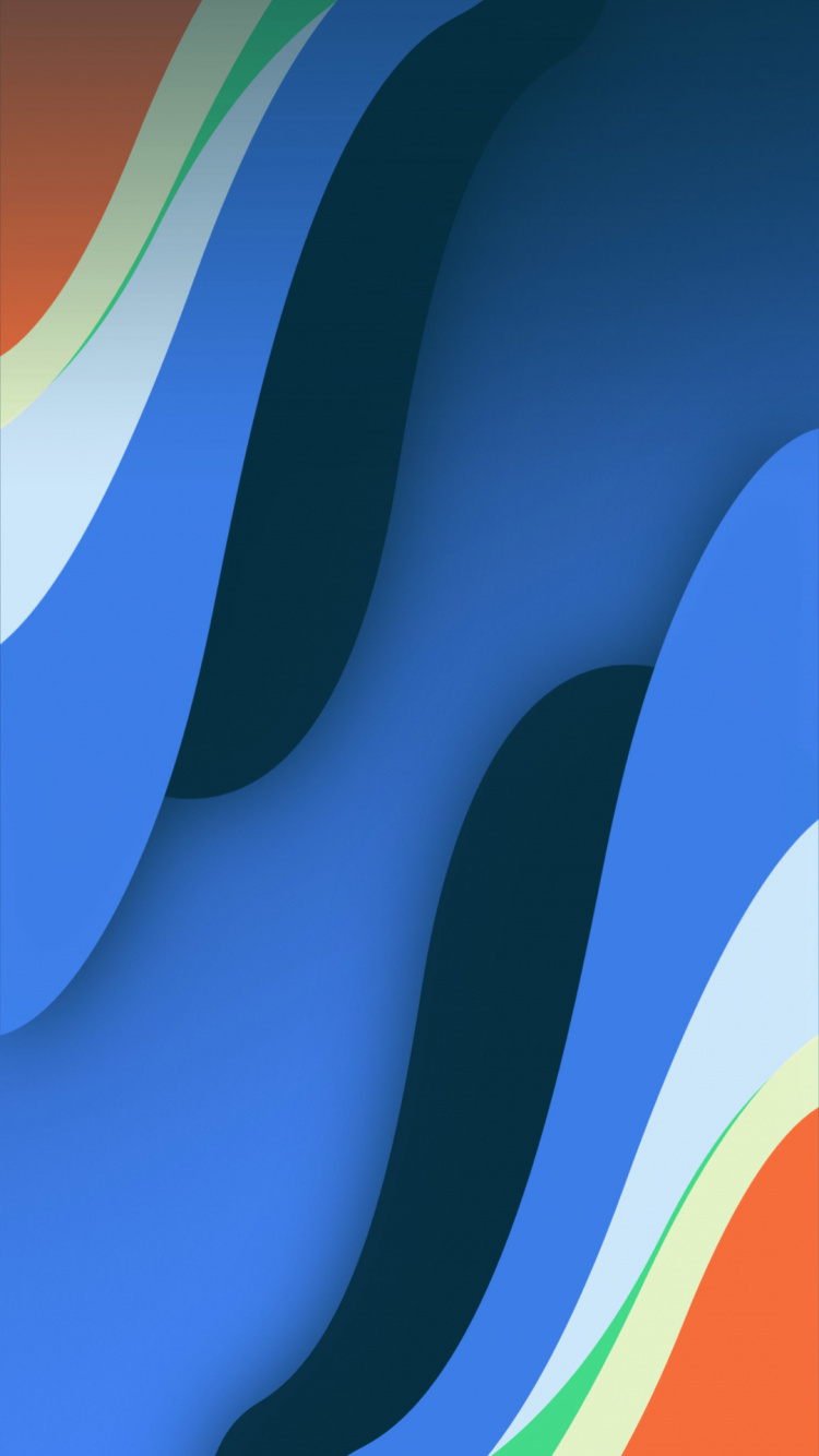 Обои графический дизайн, дизайн, лазурный, арт, Аква в разрешении 750x1334