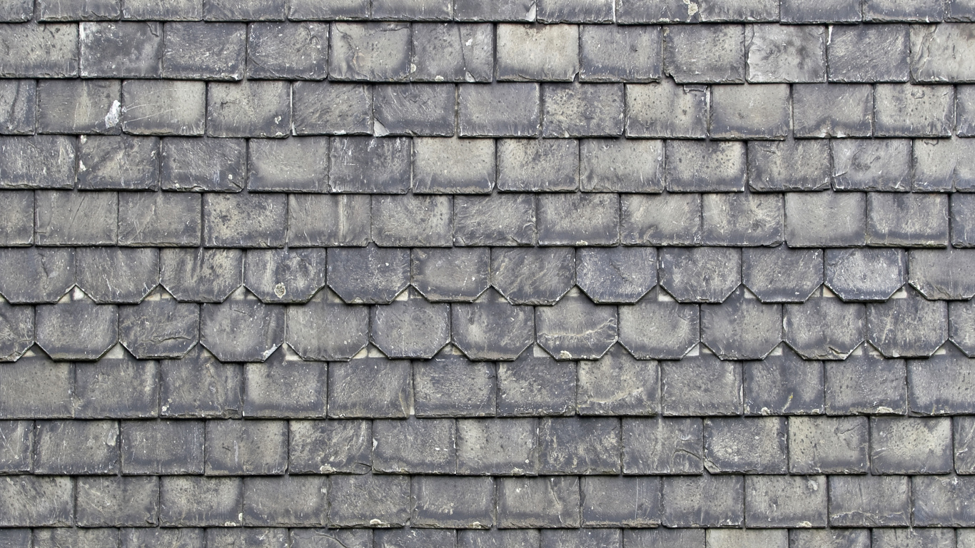 Обои текстура, черепица, плитка, крыша, стена в разрешении 1366x768