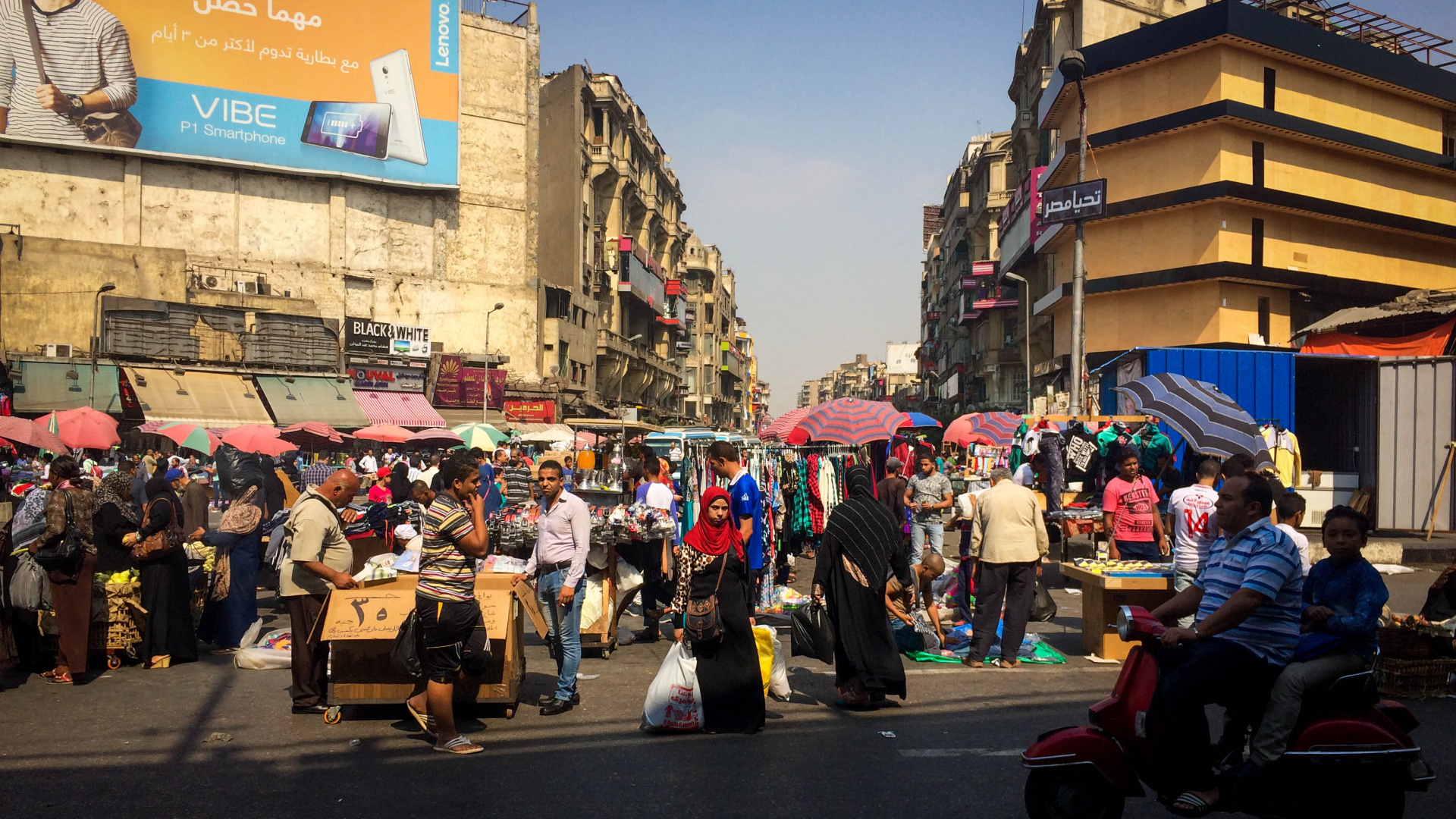 Обои базар, улица, городок, толпа, городской район в разрешении 1920x1080