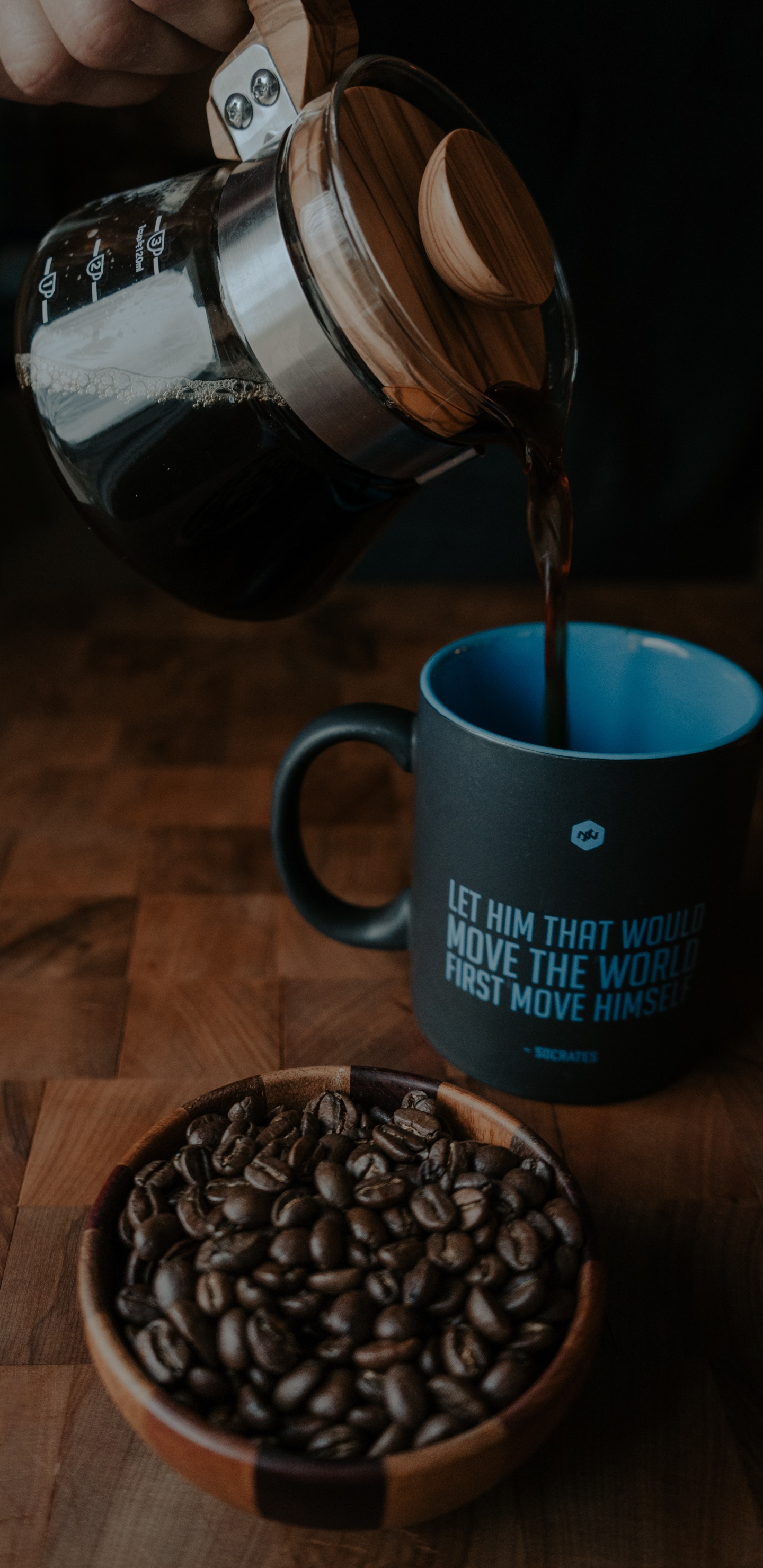 Обои чашка, кофе, кружка, кофейная чашка, чай в разрешении 1440x2960