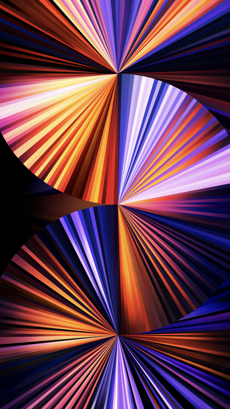 Обои Light purple fan wallpaper for iPad Pro 12.9″ в разрешении 750x1334