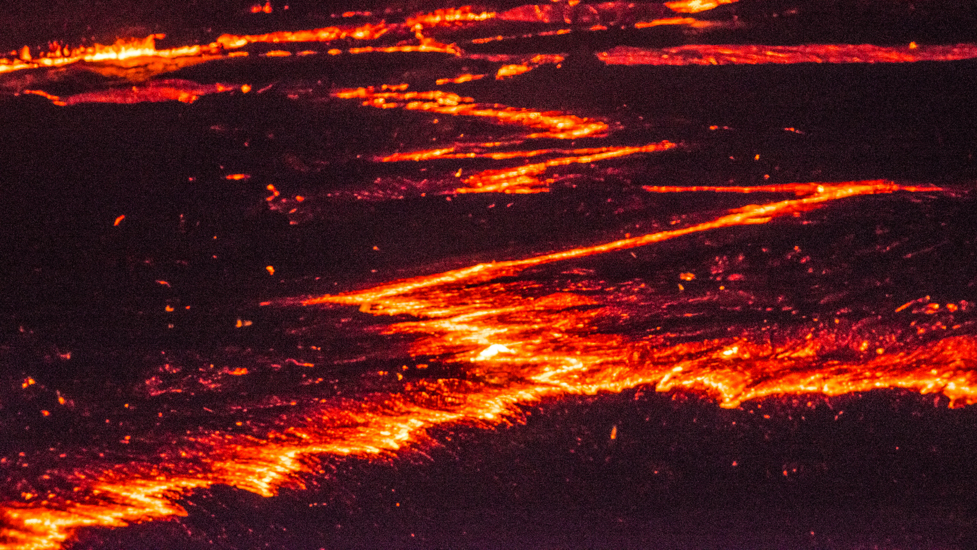 Обои лава, земля, вулкан, щитовой вулкан, тепло в разрешении 1920x1080