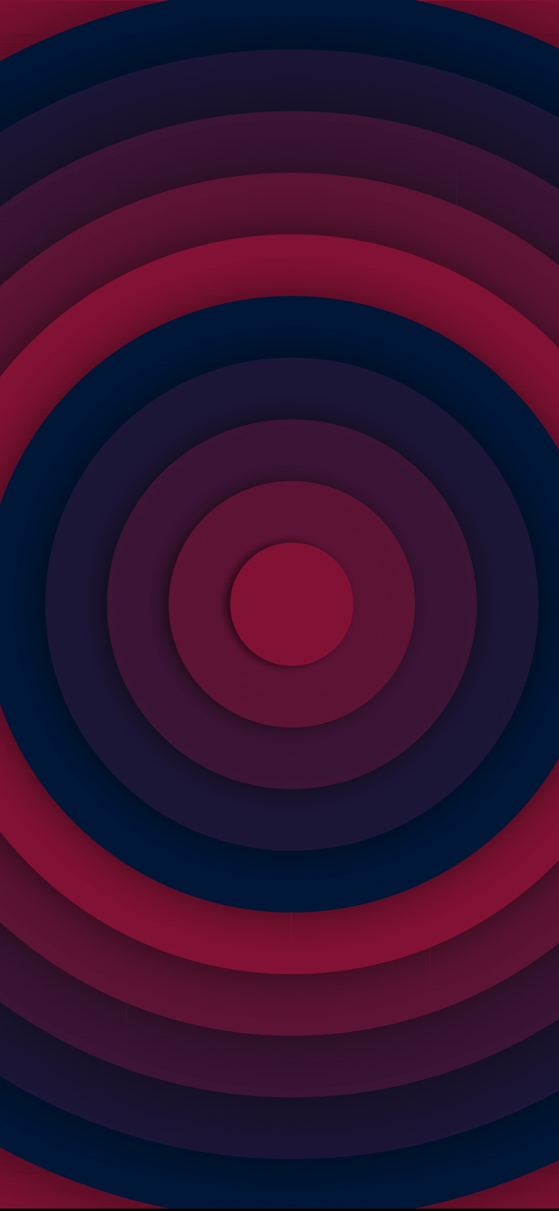 Обои круг, Huawei, красочность, пурпур, розовый в разрешении 1125x2436