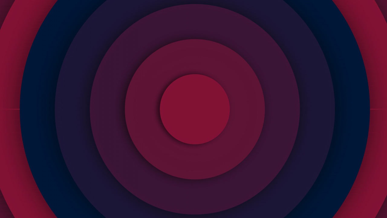 Обои круг, Huawei, красочность, пурпур, розовый в разрешении 1280x720