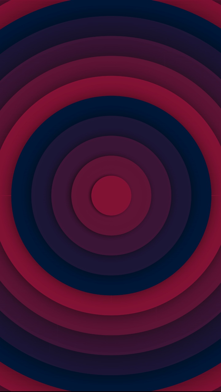 Обои круг, Huawei, красочность, пурпур, розовый в разрешении 720x1280