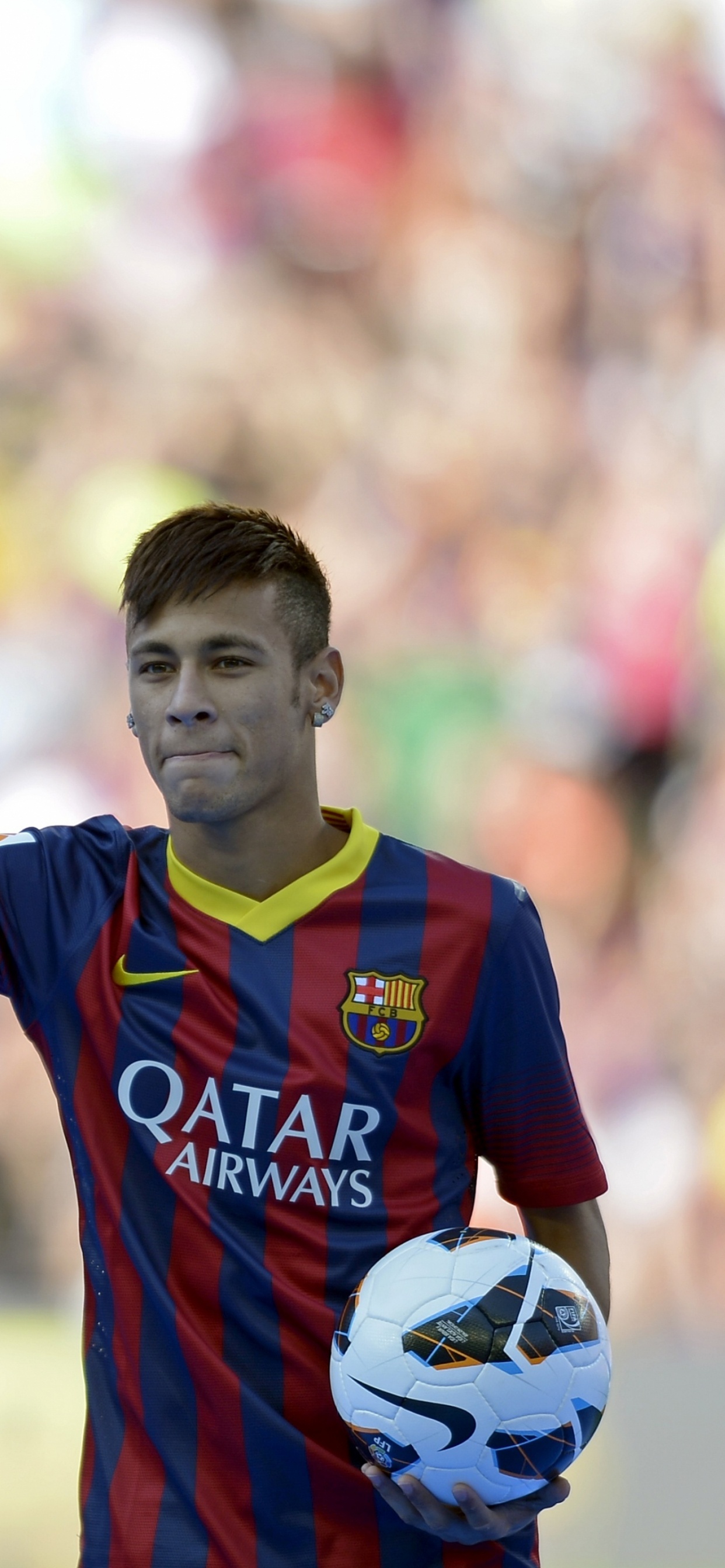 Обои Неймар, ФК Барселона, игрок, занятие спортом, командный вид спорта в разрешении 1242x2688