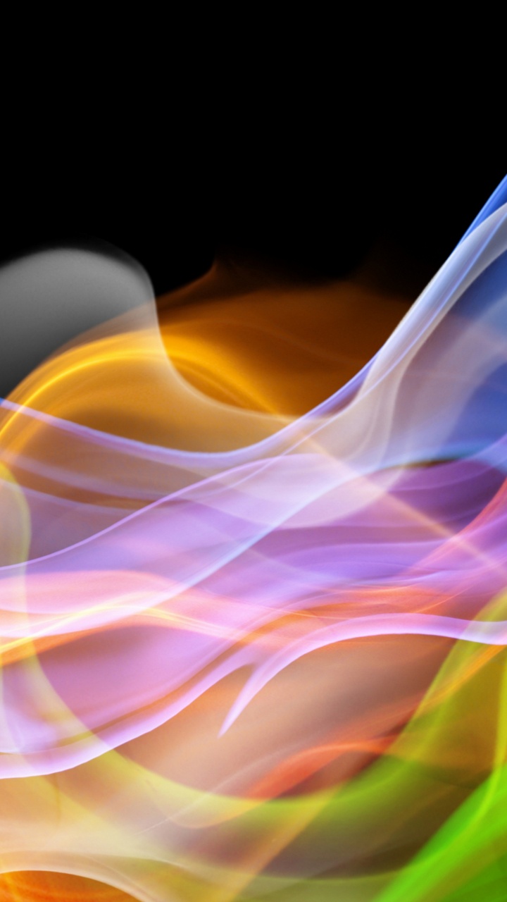 Обои дым, цвет, красочность, пурпур, линия в разрешении 720x1280