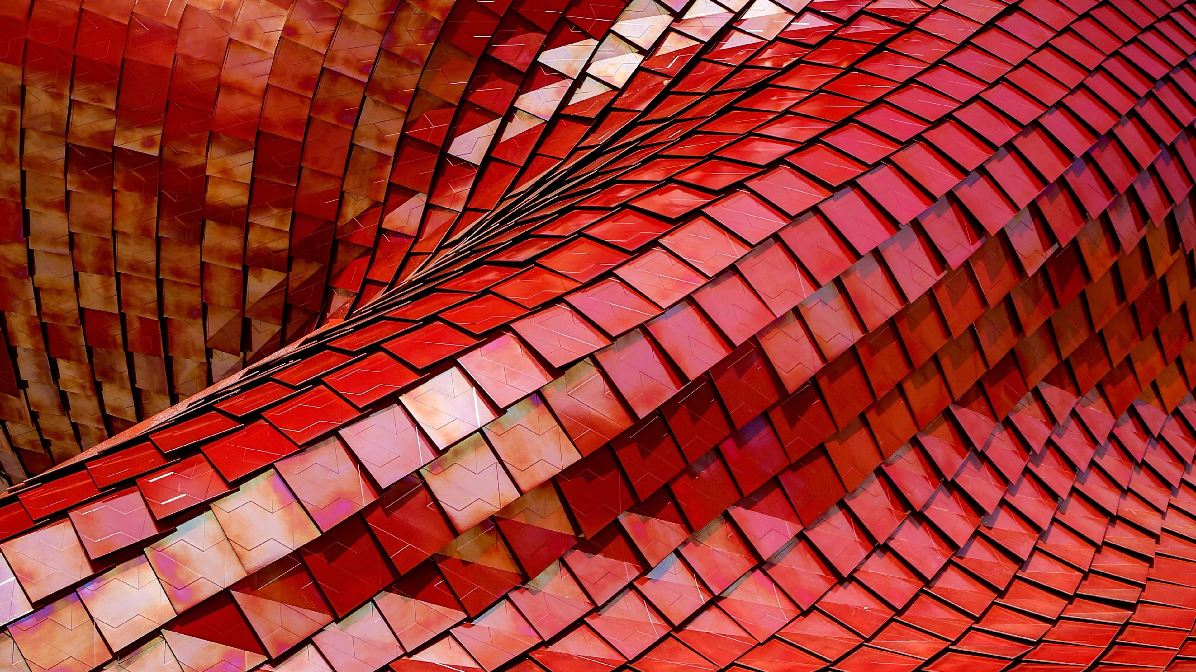 Обои красный цвет, линия, узор, кирпич, Компания Lenovo L24i-10 Оборудование Электронные в разрешении 3840x2160