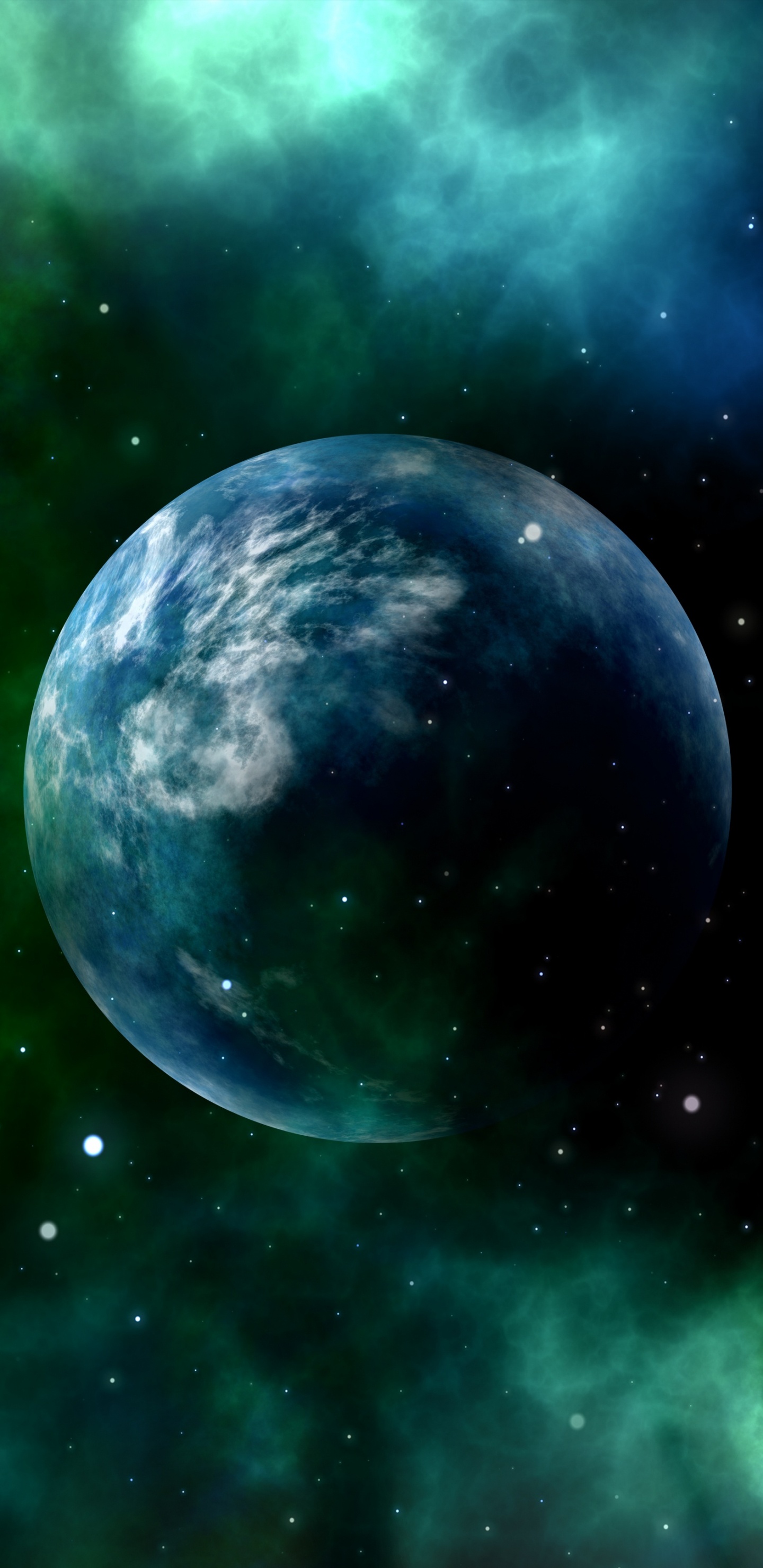 Обои планета, космическое пространство, природа, атмосфера, астрономический объект в разрешении 1440x2960