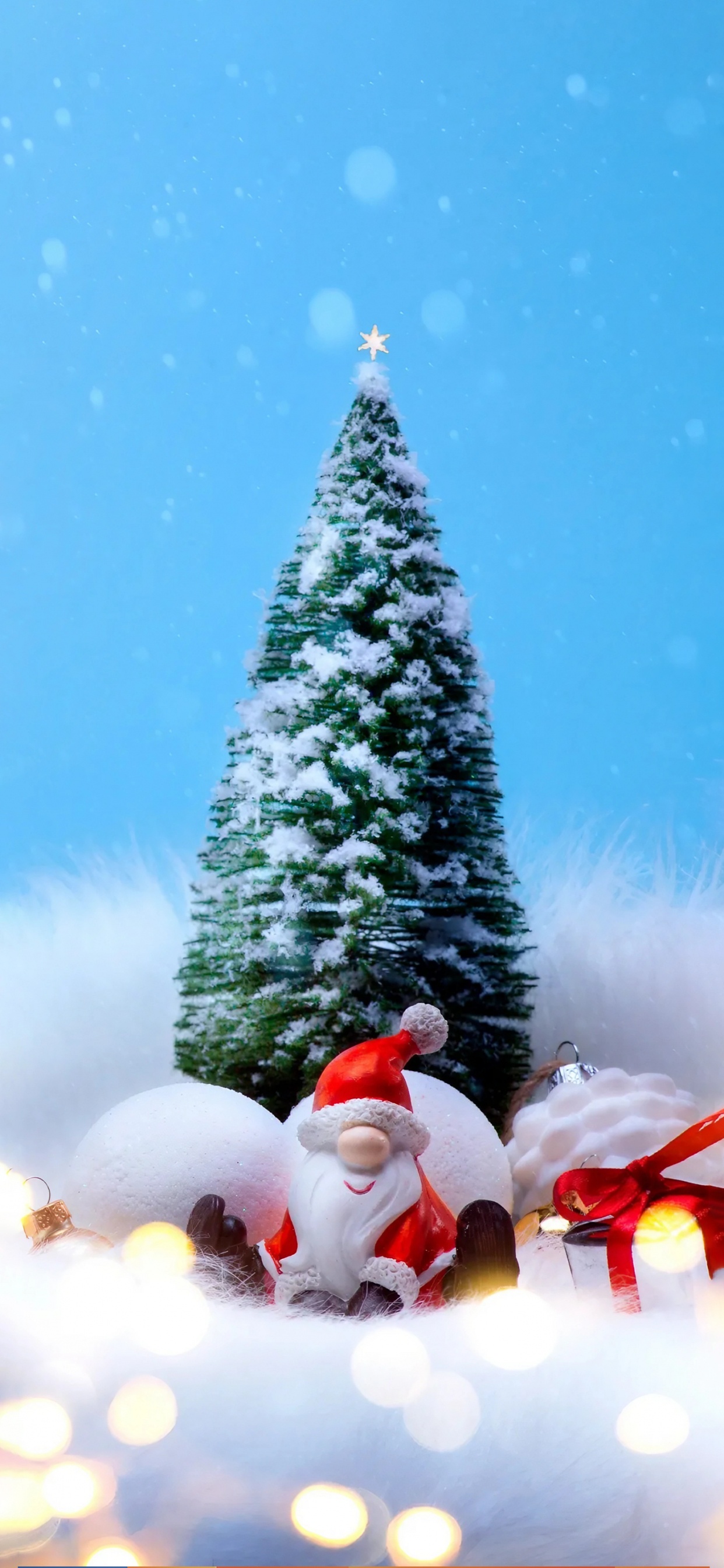 Обои елка, Рождество, рождественский орнамент, Рождественский день в разрешении 1242x2688