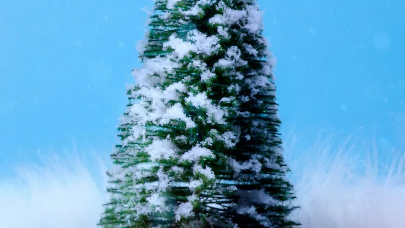 Обои елка, Рождество, рождественский орнамент, Рождественский день в разрешении 1366x768