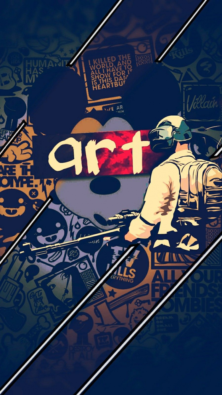 Обои телефон, арт, графический дизайн, рукав, футболка в разрешении 750x1334