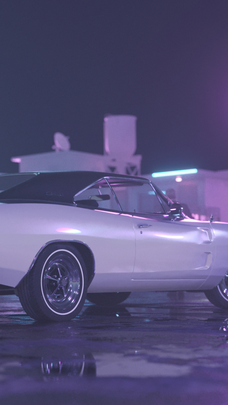 Обои Додж Чарджер 2014, dodge, авто, кузов купе, мускул кар в разрешении 750x1334