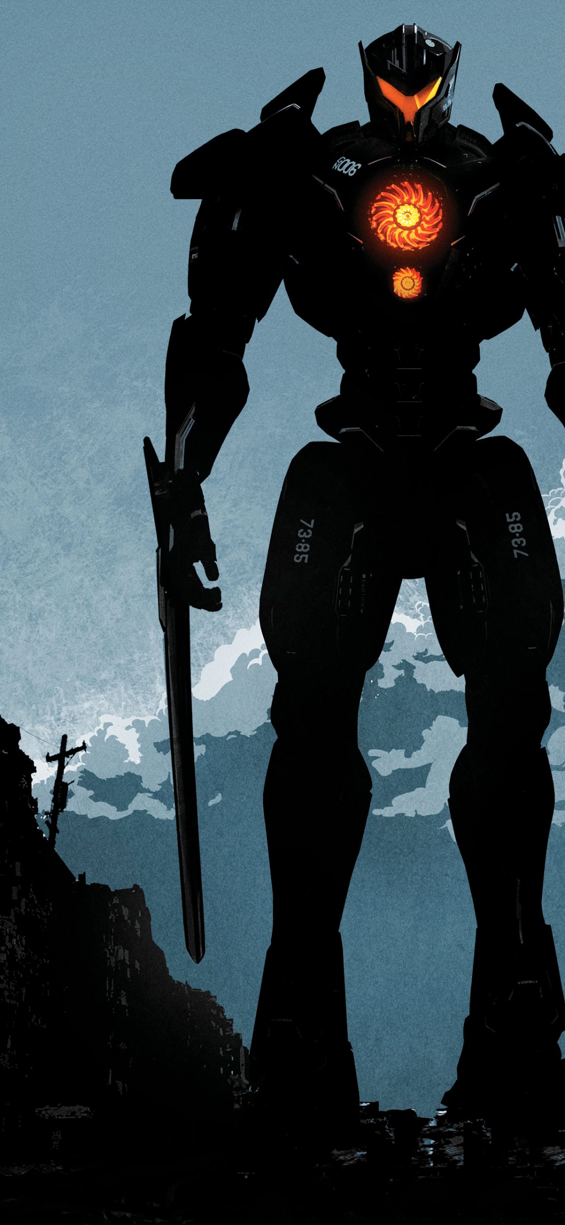 Обои Джейк Пятидесятницы, Blu-ray диск, Мако Мори, ноябрь аякс, Стэкер Пентекост в разрешении 1125x2436