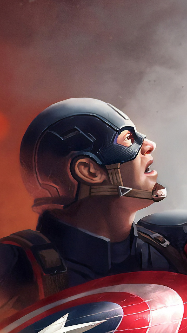 Обои Железный человек, Капитан Америка, супергерой, комиксы Марвел, герой в разрешении 720x1280