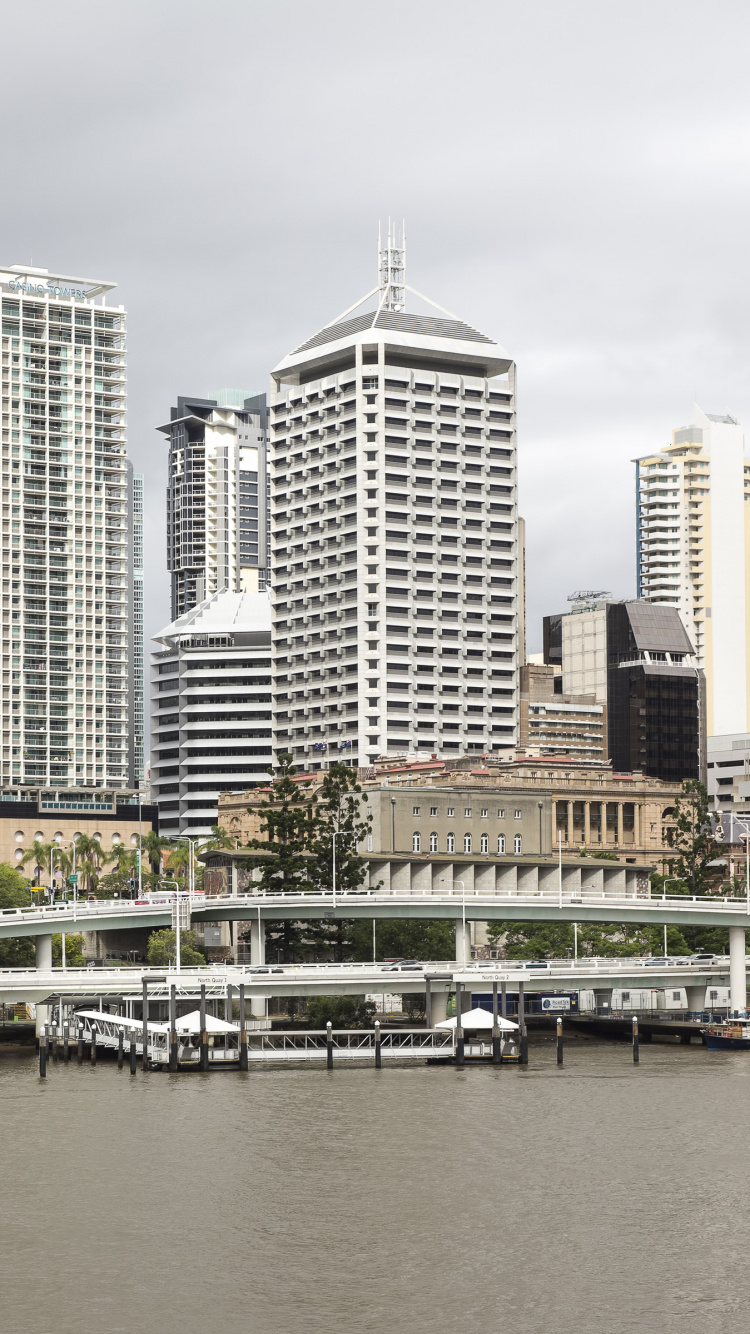 Обои Брисбен, Стокгольм, небоскреб, город, городской пейзаж в разрешении 750x1334