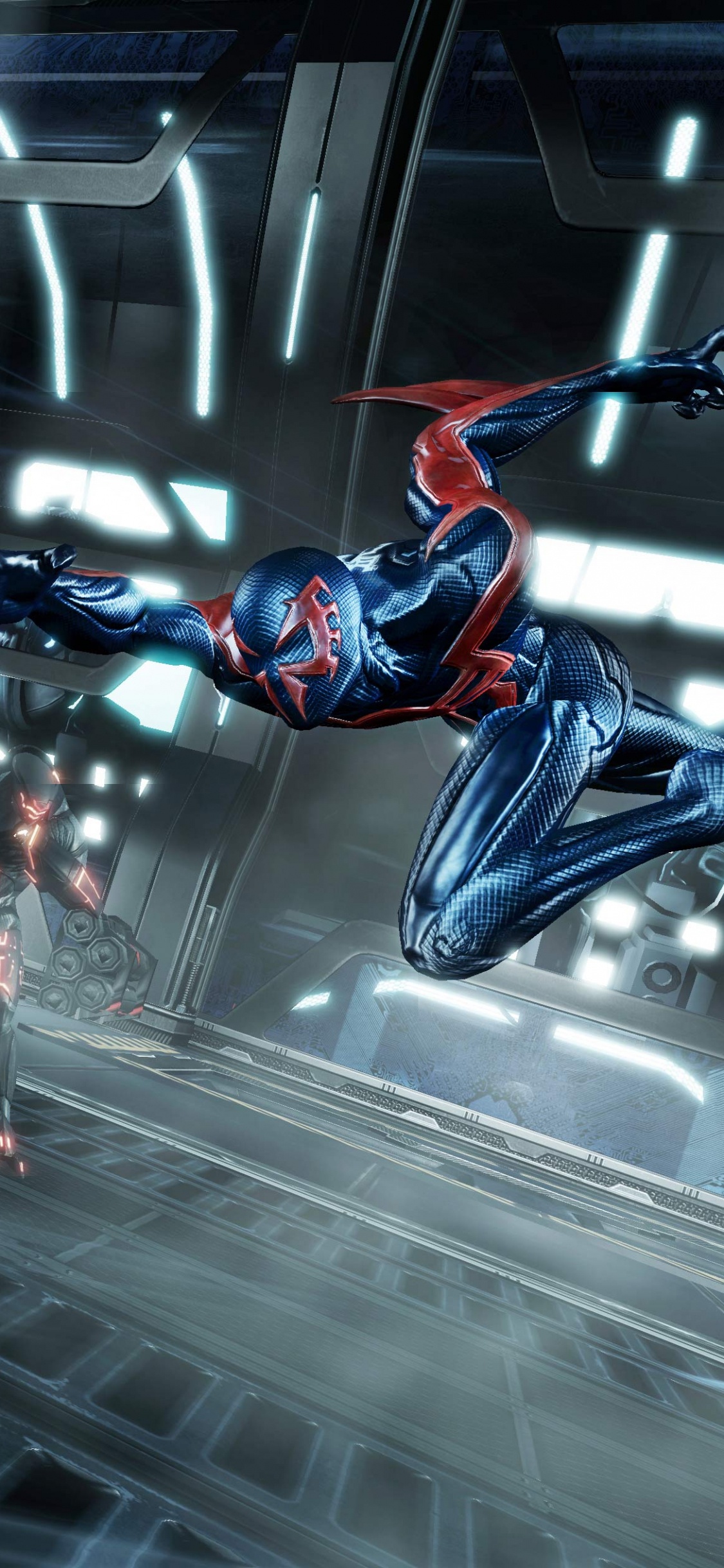 Обои Человек-паук краю времени, человек-паук, Человек-Паук Разрушенные Измерения, Студией beenox, Новый Человек-паук в разрешении 1125x2436