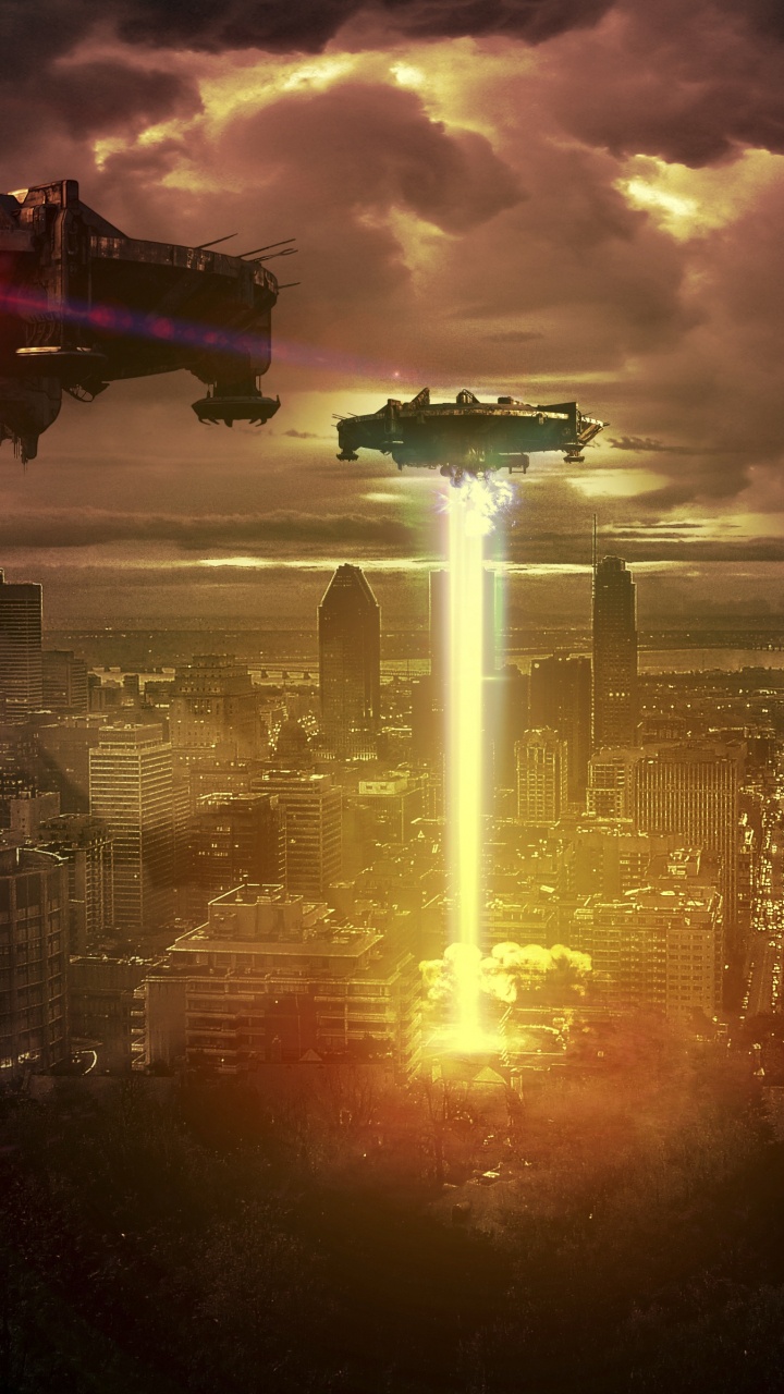 Обои внеземная жизнь, Научная фантастика, атмосфера, космос, темнота в разрешении 720x1280