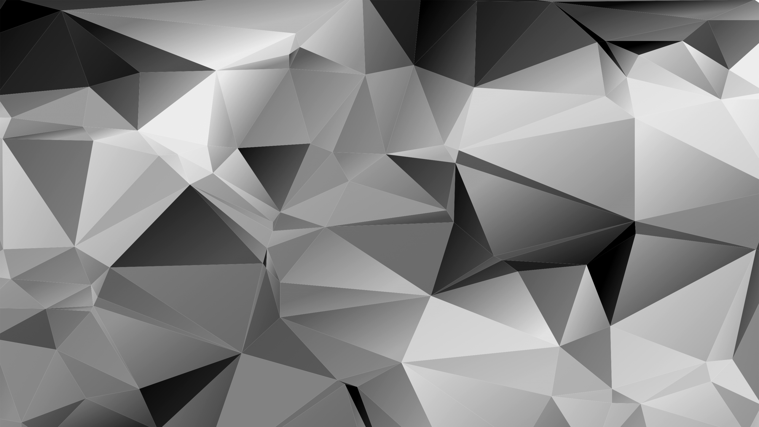 Обои треугольник, узор, монохромный, линия, дизайн в разрешении 2560x1440