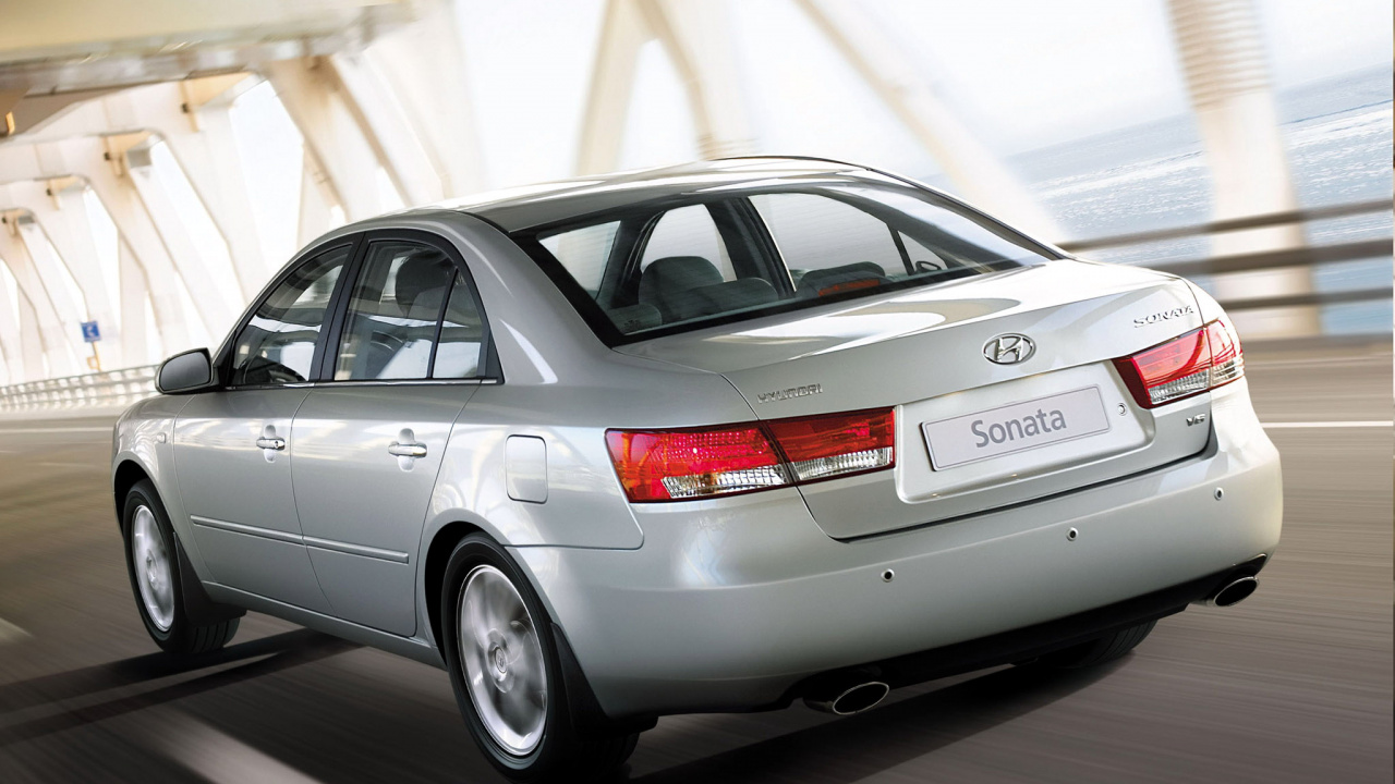 Обои Хендэ Мотор Компании, авто, Hyundai, седан, полный размер автомобиля в разрешении 1280x720