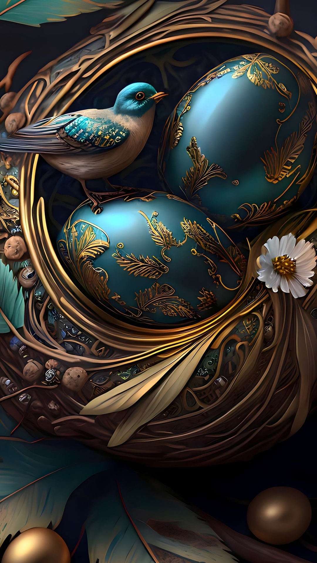 Обои фрактальное искусство, арт, визуальное искусство, иллюстрация, фрактал в разрешении 1080x1920