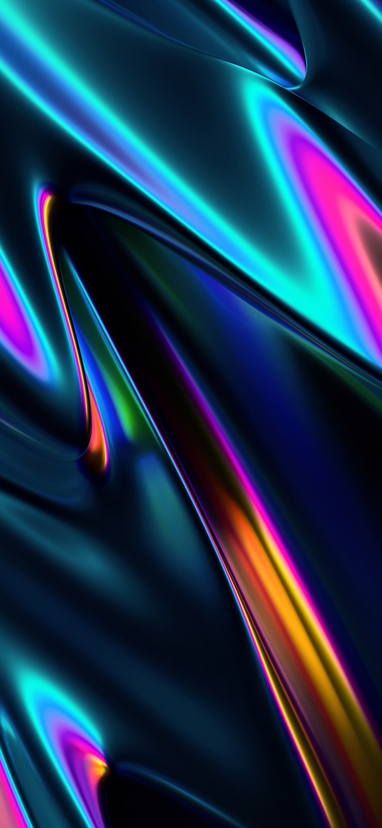 Обои свет, красочность, пурпур, жидкий, Фиолетовый в разрешении 1242x2688