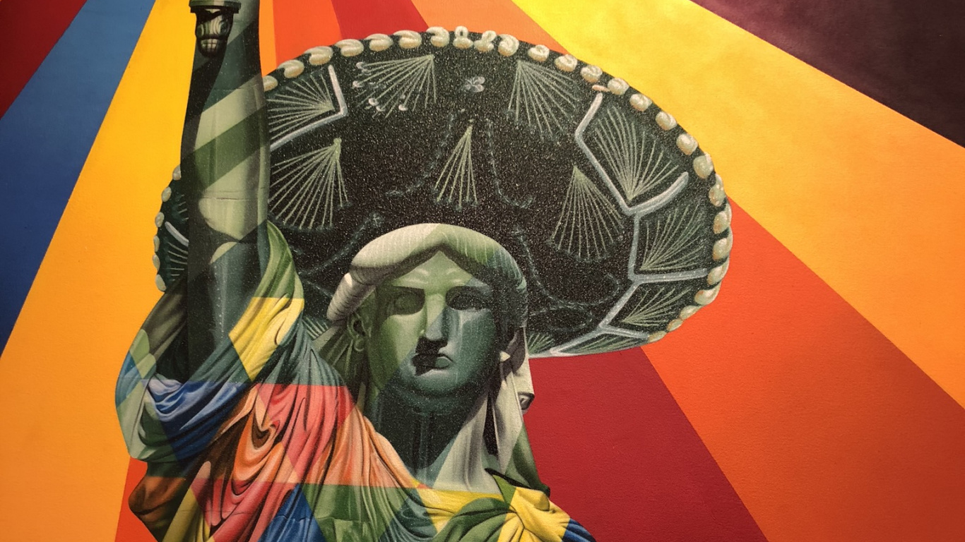 Обои Майами, арт, уличное искусство, Эдуардо Кобра, произведение искусства в разрешении 1366x768