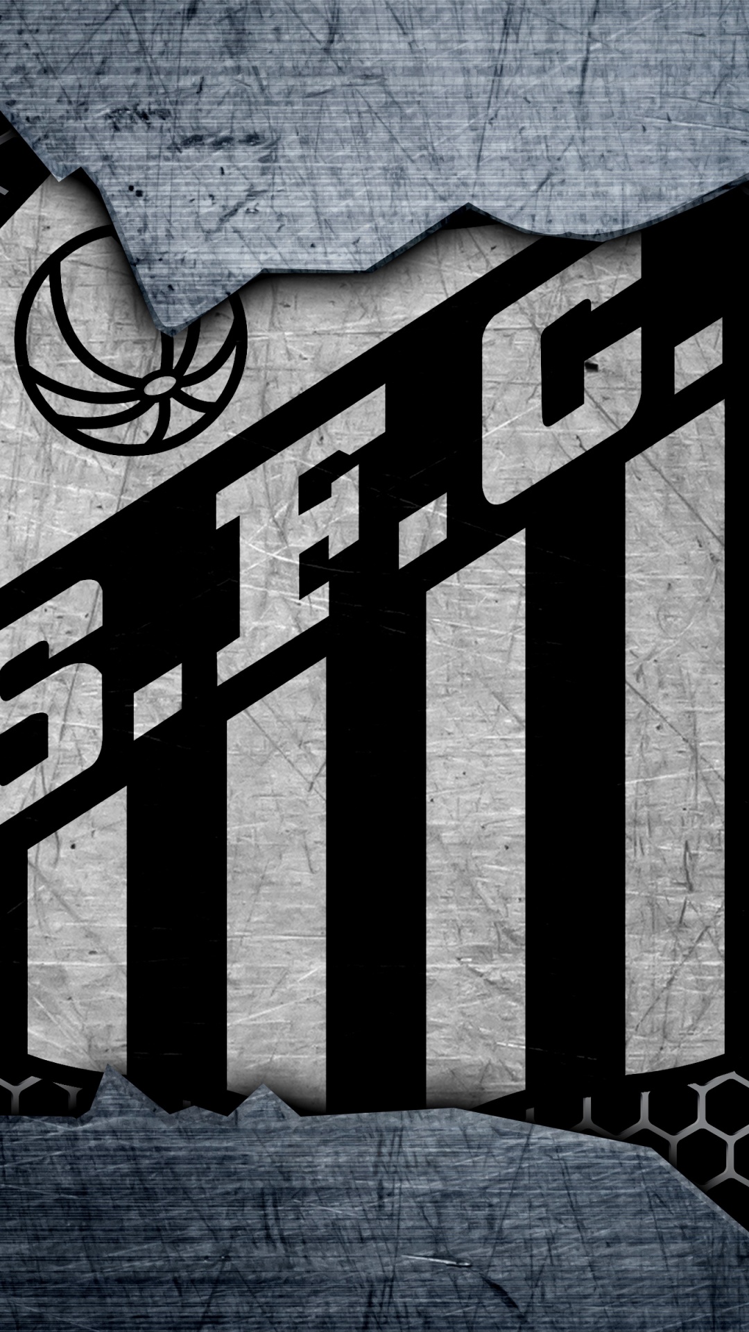 Обои узор, Спортивная одежда, Сантос, Джерси, футбол в разрешении 1080x1920