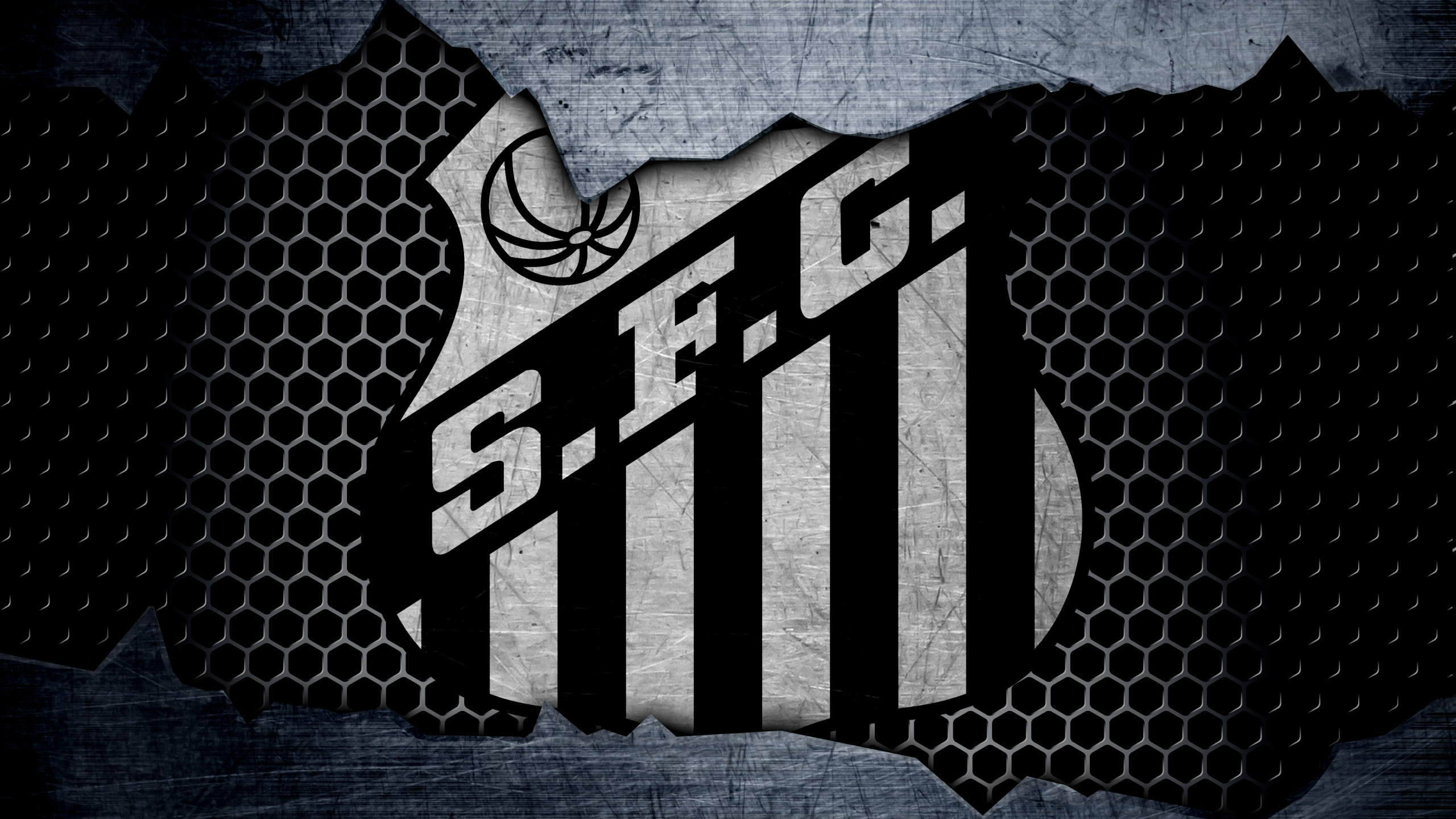 Обои узор, Спортивная одежда, Сантос, Джерси, футбол в разрешении 2560x1440