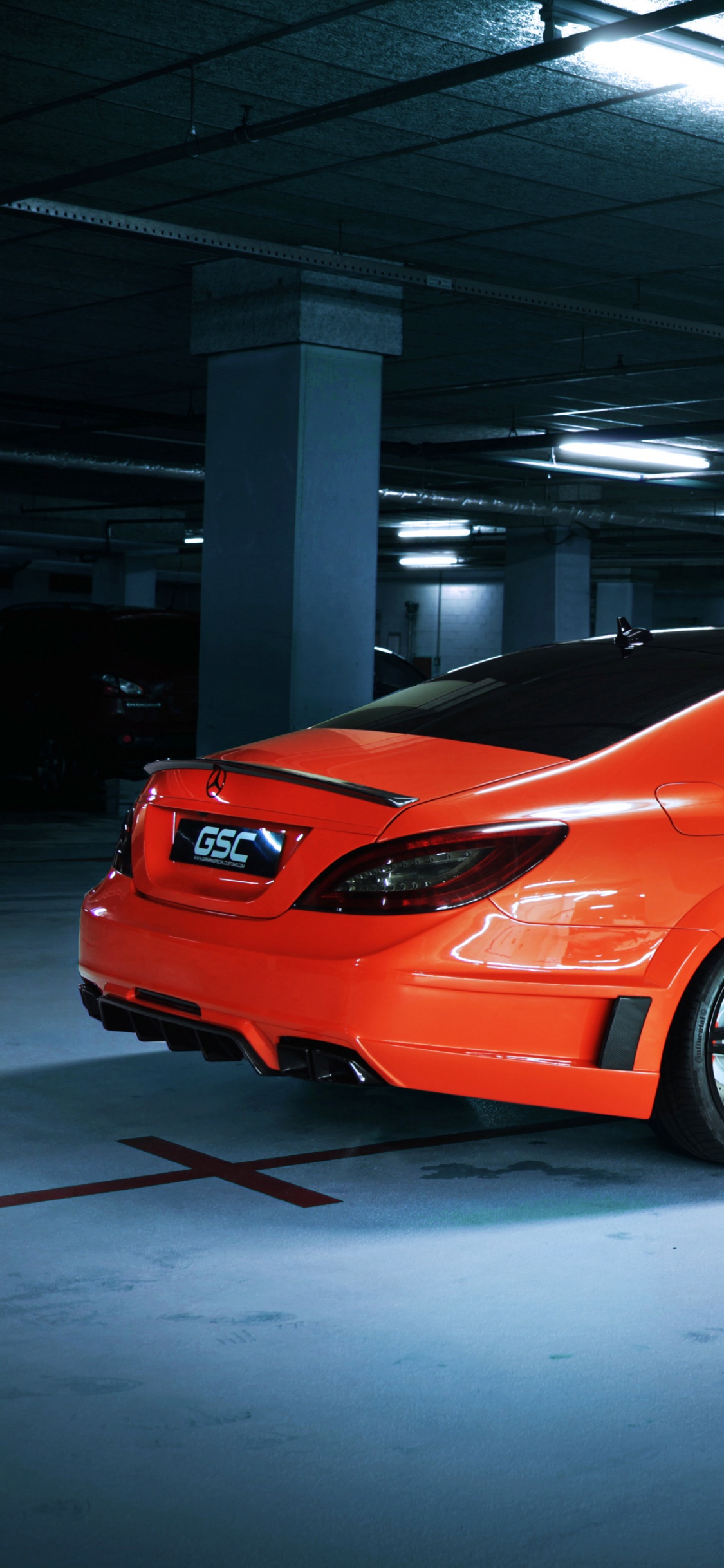 Обои авто, спорткар, автомобильное освещение, колесо, Мерседес-Бенц АМГ ЦЛС 63 в разрешении 1125x2436