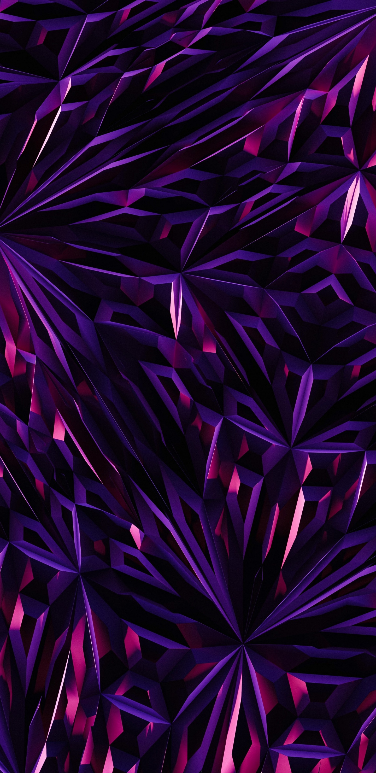 Обои абстракция, андроид, графика, пурпур, Фиолетовый в разрешении 1440x2960