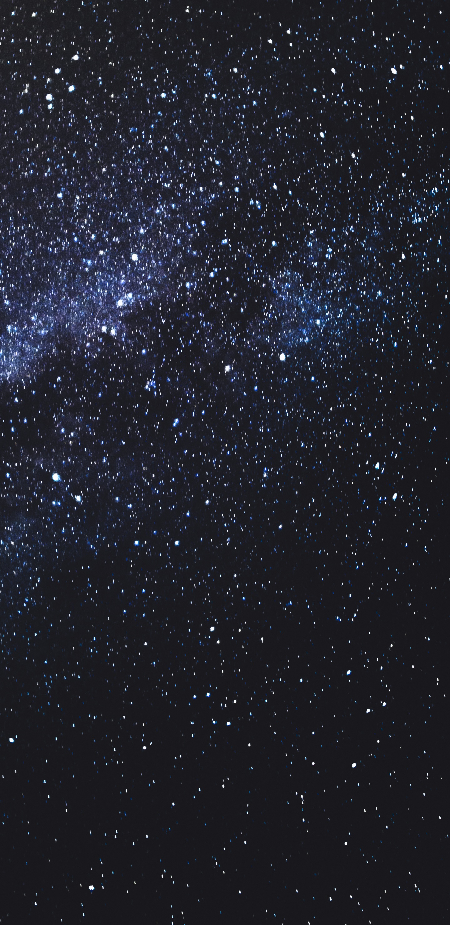 Обои атмосфера, черный, астрономический объект, синий, Галактика в разрешении 1440x2960